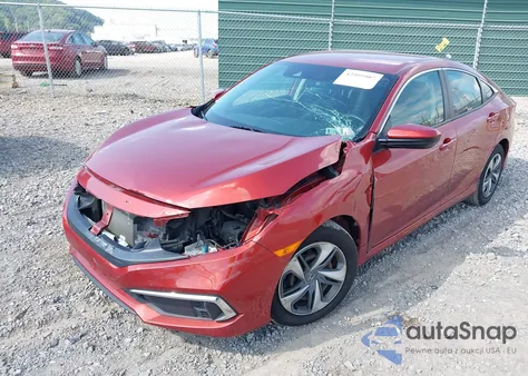 2020 Honda Civic Lx из США, поврежденный, VIN 2HGFC2F69LH545849